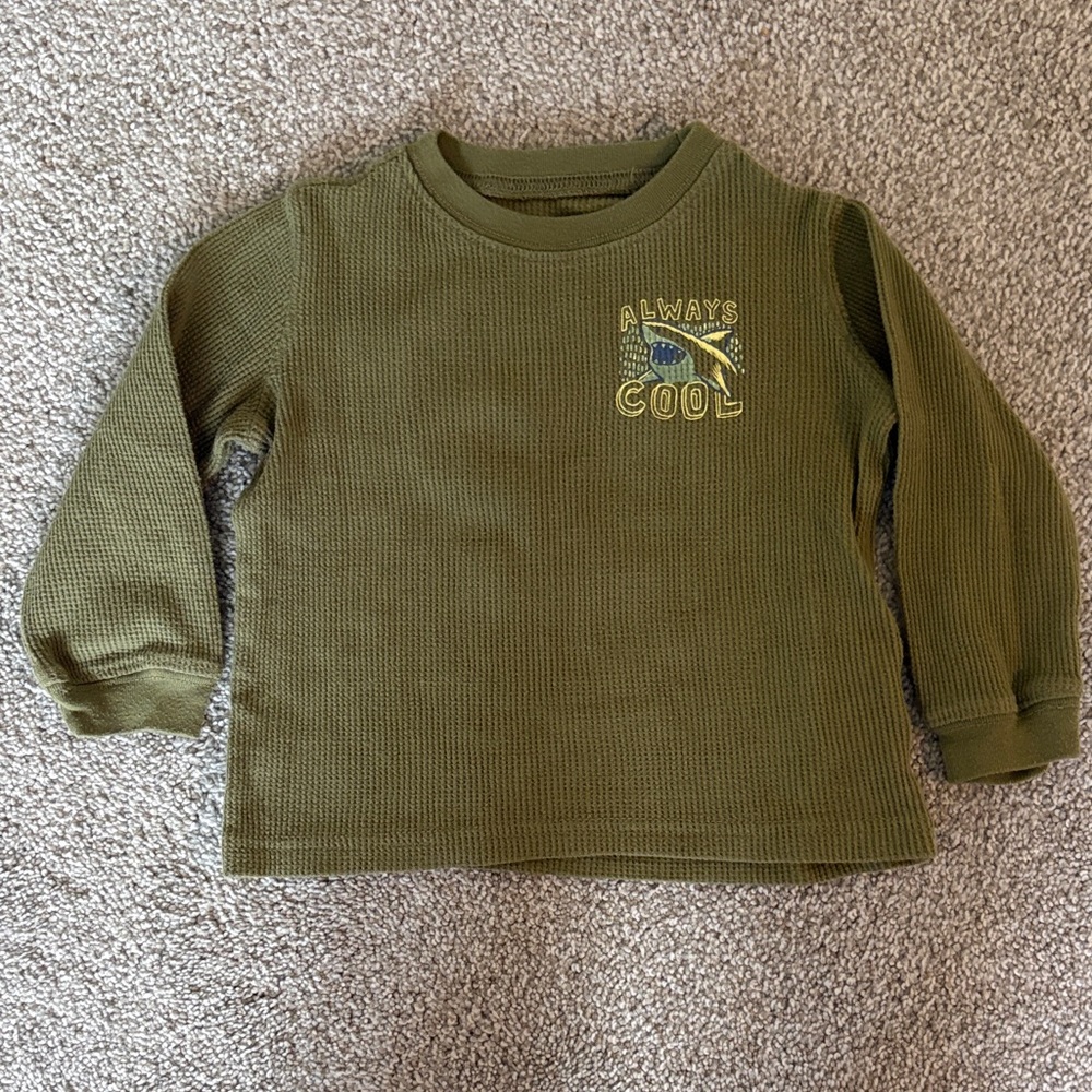 Carter's Green Long Sleeve Shirt